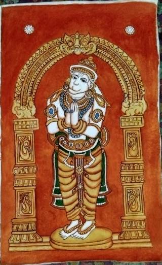 Mural painting hanuman 