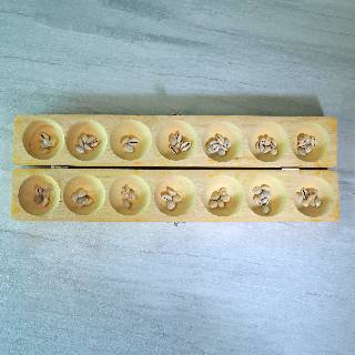 Wooden Warli Design Ali Guli Mane | Pallanguzhi