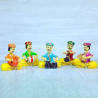 Wooden Musician Figurines