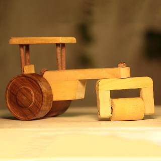 Wooden Road Roller Toys