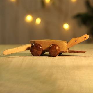 Wooden Crocodile Toy