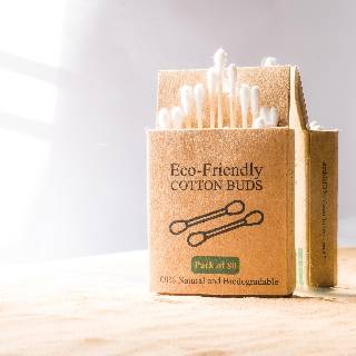 Bamboo Cotton Earbuds