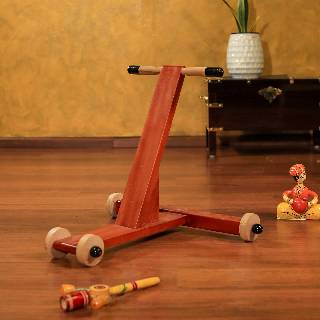 Traditional Wooden Baby Walker | Traditional Push Walker | Infant Walker