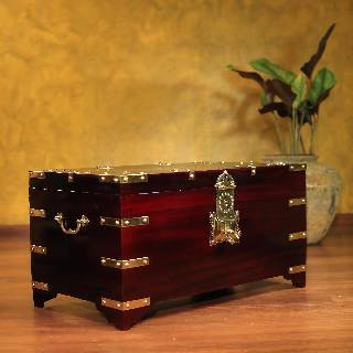 Traditional Rosewood Kaalpetti |  Heritage Wooden Storage Chest | Traditional Storage Box