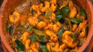 Chemmeen Kari or Prawn Curry