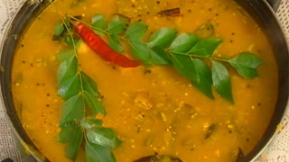 Sambar - spicy dal-based vegetarian curry