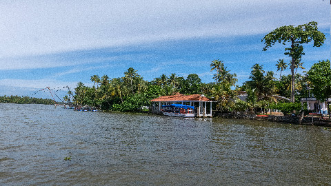 Gothuruthu Boat Jetty at North Paravur, Ernakulam